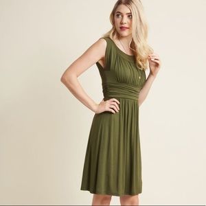 ModCloth Olive jersey dress